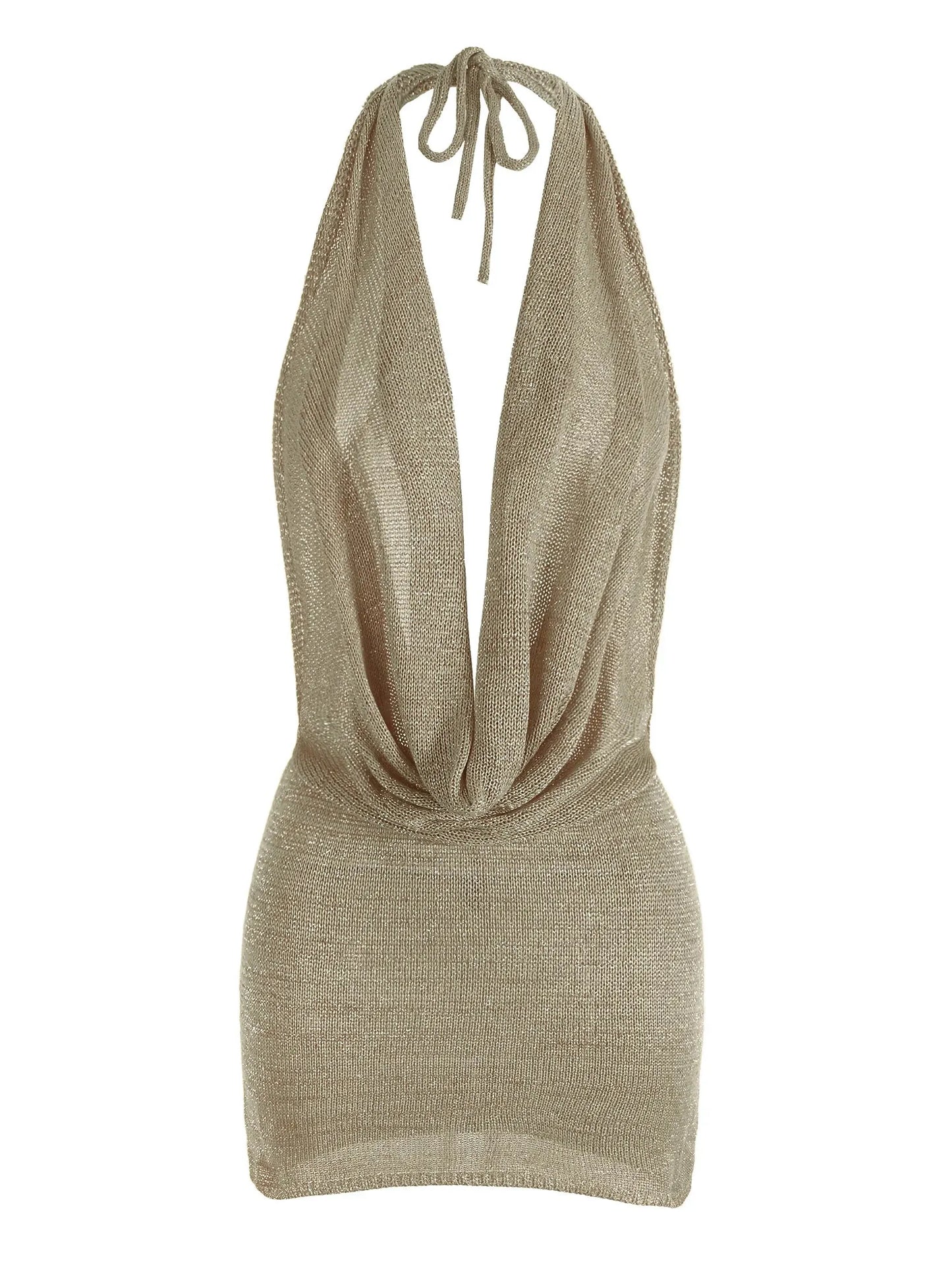 Vestido Mini Deep V Aurora™ – Elegancia Sensual y Moderna